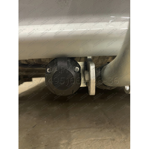 R086A GALIA Полностью оцинкованный фаркоп на Renault Kangoo 2010-2021, Mercedes Citan 2012-2021. Тип шара: A. Установка без снятия и выреза бампера. Нагрузки: 1200/75 кг, масса фаркопа 15,62 кг