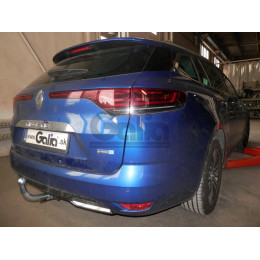 R108C GALIA Полностью оцинкованный фаркоп на Renault Megane Grandtour универсал E-TECH Hybrid PHEV 2020-. Тип шара: C (горизонтальный съемный). Невидимый вырез бампера.