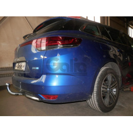 R108C GALIA Полностью оцинкованный фаркоп на Renault Megane Grandtour универсал E-TECH Hybrid PHEV 2020-. Тип шара: C (горизонтальный съемный). Невидимый вырез бампера.