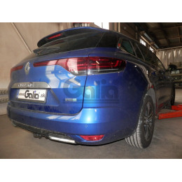 R108C GALIA Полностью оцинкованный фаркоп на Renault Megane Grandtour универсал E-TECH Hybrid PHEV 2020-. Тип шара: C (горизонтальный съемный). Невидимый вырез бампера.