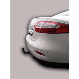 R120-A Лидер-плюс ТСУ для Renault Fluence 2009-2015. Требуется подрезка бампера. Нагрузки: 1200/75 кг, масса фаркопа 17,4 кг (без электрики в комплекте)