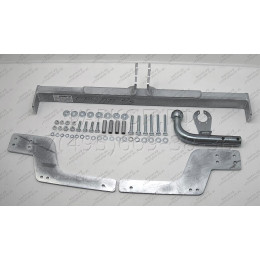 RLO-14-991528.00 PT GROUP Полностью оцинкованный фаркоп на Renault Logan седан 2014-2022, Renault Logan Stepway 2019-2022 без подрезки бампера. Тип шара: A. Нагрузки: 1500/75 кг, мас