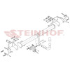 S-482 STEINHOF Фаркоп на KGM Korando 2023-, SsangYong Korando (CW) 2WD/4WD (также AdBlue) 2019-2023 без подрезки бампера. Тип шара: A. Нагрузки: 2100/120 кг, масса фаркопа 21,65 кг (без электрики в комплекте)