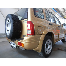 S030A GALIA Полностью оцинкованный фаркоп на Suzuki Grand Vitara 1998-2005, Suzuki Grand Vitara XL7 1998-2003. Тип шара: A. Установка без снятия и выреза бампера. Нагрузки: 1850/7
