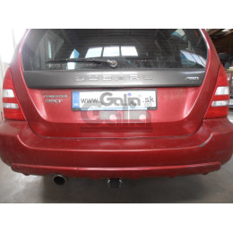 S072A GALIA Полностью оцинкованный фаркоп на Subaru Forester 1997-2008. Подрозетник убирается за бампер. Тип шара: A. Без выреза бампера. Нагрузки: 2100/85 кг, ма