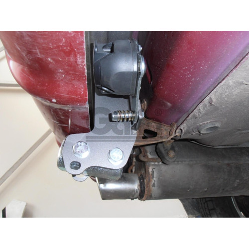 S072A GALIA Полностью оцинкованный фаркоп на Subaru Forester 1997-2008. Подрозетник убирается за бампер. Тип шара: A. Без выреза бампера. Нагрузки: 2100/85 кг, масса фаркопа 16,42 кг