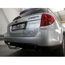 S076C GALIA Полностью оцинкованный фаркоп на Subaru Legacy универсал (BP), Subaru Outback 4WD 2004-2009. Тип шара: C (горизонтальный съемный). Невидимый вырез бампера. 