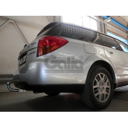 S076C GALIA Полностью оцинкованный фаркоп на Subaru Legacy универсал (BP), Subaru Outback 4WD 2004-2009. Тип шара: C (горизонтальный съемный). Невидимый вырез бампера. 