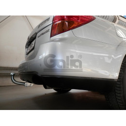 S076C GALIA Полностью оцинкованный фаркоп на Subaru Legacy универсал (BP), Subaru Outback 4WD 2004-2009. Тип шара: C (горизонтальный съемный). Невидимый вырез бампера. 