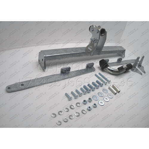 S076C GALIA Полностью оцинкованный фаркоп на Subaru Legacy универсал (BP), Subaru Outback 4WD 2004-2009. Тип шара: C (горизонтальный съемный). Невидимый вырез бампера. Нагрузки: 2000/85 кг, масса фаркопа 17,77 кг