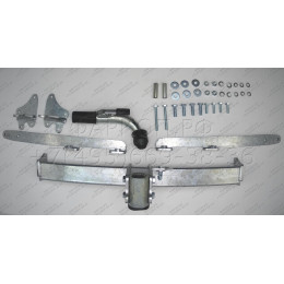 S076C GALIA Полностью оцинкованный фаркоп на Subaru Legacy универсал (BP), Subaru Outback 4WD 2004-2009. Тип шара: C (горизонтальный съемный). Невидимый вырез бампера. 