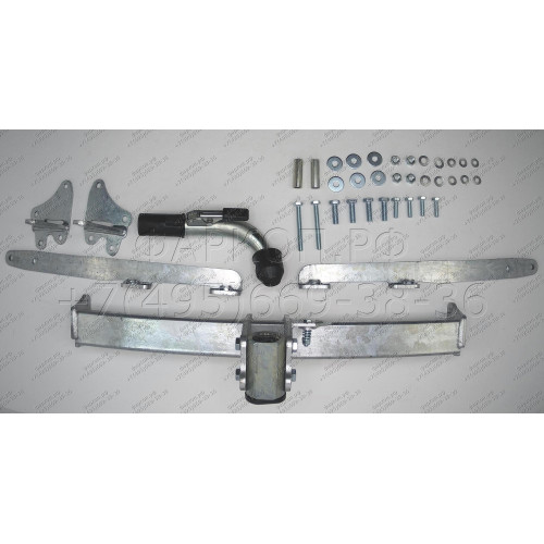 S076C GALIA Полностью оцинкованный фаркоп на Subaru Legacy универсал (BP), Subaru Outback 4WD 2004-2009. Тип шара: C (горизонтальный съемный). Невидимый вырез бампера. Нагрузки: 2000/85 кг, масса фаркопа 17,77 кг