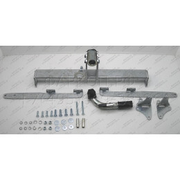 S076C GALIA Полностью оцинкованный фаркоп на Subaru Legacy универсал (BP), Subaru Outback 4WD 2004-2009. Тип шара: C (горизонтальный съемный). Невидимый вырез бампера. 