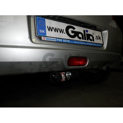 S078A GALIA Полностью оцинкованный фаркоп на Suzuki Swift хетчбек 3/5 дверей 2005-2009, кроме 4WD, Opel Agila B 2008-2014, Suzuki Splash 2008-2015. Шар перекрывает противотуманную фару. Тип шара: A. Невидимый вырез бампера. Нагрузки: 1100/60 кг, масса фар