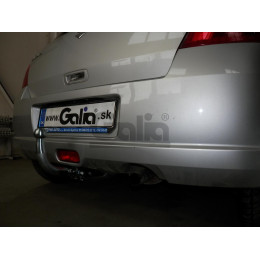 S078A GALIA Полностью оцинкованный фаркоп на Suzuki Swift хетчбек 3/5 дверей 2005-2009, кроме 4WD, Opel Agila B 2008-2014, Suzuki Splash 2008-2015. Шар перекрывает противотуманную