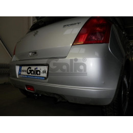 S078A GALIA Полностью оцинкованный фаркоп на Suzuki Swift хетчбек 3/5 дверей 2005-2009, кроме 4WD, Opel Agila B 2008-2014, Suzuki Splash 2008-2015. Шар перекрывает противотуманную