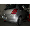 S078A GALIA Полностью оцинкованный фаркоп на Suzuki Swift хетчбек 3/5 дверей 2005-2009, кроме 4WD, Opel Agila B 2008-2014, Suzuki Splash 2008-2015. Шар перекрывает противотуманную фару. Тип шара: A. Невидимый вырез бампера. Нагрузки: 1100/60 кг, масса фар