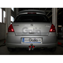 S078A GALIA Полностью оцинкованный фаркоп на Suzuki Swift хетчбек 3/5 дверей 2005-2009, кроме 4WD, Opel Agila B 2008-2014, Suzuki Splash 2008-2015. Шар перекрывает противотуманную