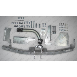 S078A GALIA Полностью оцинкованный фаркоп на Suzuki Swift хетчбек 3/5 дверей 2005-2009, кроме 4WD, Opel Agila B 2008-2014, Suzuki Splash 2008-2015. Шар перекрывает противотуманную