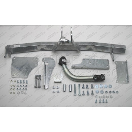 S078A GALIA Полностью оцинкованный фаркоп на Suzuki Swift хетчбек 3/5 дверей 2005-2009, кроме 4WD, Opel Agila B 2008-2014, Suzuki Splash 2008-2015. Шар перекрывает противотуманную