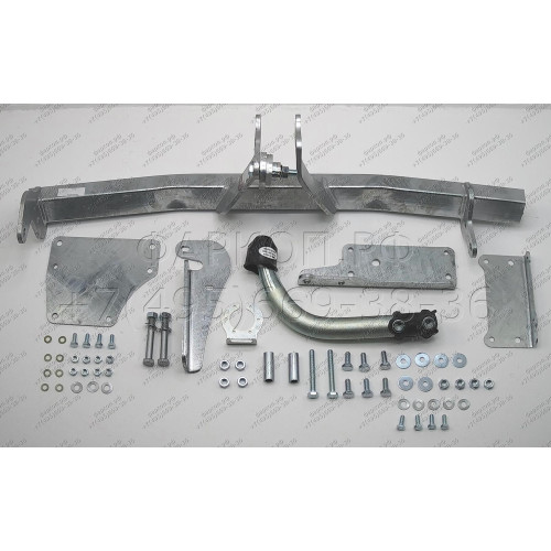 S078A GALIA Полностью оцинкованный фаркоп на Suzuki Swift хетчбек 3/5 дверей 2005-2009, кроме 4WD, Opel Agila B 2008-2014, Suzuki Splash 2008-2015. Шар перекрывает противотуманную фару. Тип шара: A. Невидимый вырез бампера. Нагрузки: 1100/60 кг, масса фар
