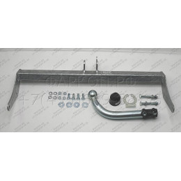 S083A GALIA Полностью оцинкованный фаркоп на Skoda Felicia универсал/фургон 1996-2002. Тип шара: A. Установка без снятия и выреза бампера. Нагрузки: 1000/50 кг, 