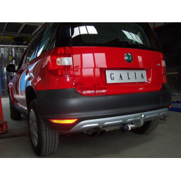 S098A GALIA Полностью оцинкованный фаркоп на Skoda Yeti 2009-2018 2WD/4WD. Тип шара: A. Невидимый вырез бампера. Нагрузки: 2000/80 кг, масса фаркопа 13,22 кг