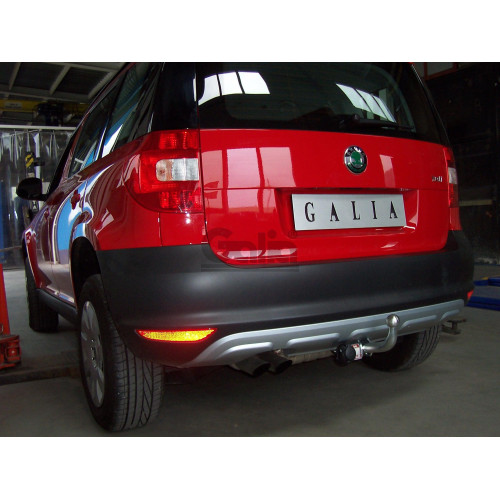 S098A GALIA Полностью оцинкованный фаркоп на Skoda Yeti 2009-2018 2WD/4WD. Тип шара: A. Невидимый вырез бампера. Нагрузки: 2000/80 кг, масса фаркопа 13,22 кг