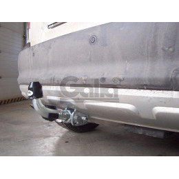 S098A GALIA Полностью оцинкованный фаркоп на Skoda Yeti 2009-2018 2WD/4WD. Тип шара: A. Невидимый вырез бампера. Нагрузки: 2000/80 кг, масса фаркопа 13,22 кг
