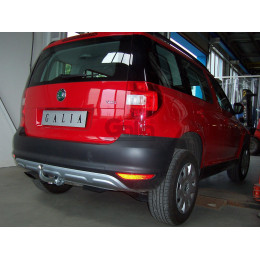 S098A GALIA Полностью оцинкованный фаркоп на Skoda Yeti 2009-2018 2WD/4WD. Тип шара: A. Невидимый вырез бампера. Нагрузки: 2000/80 кг, масса фаркопа 13,22 кг