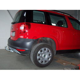 S098A GALIA Полностью оцинкованный фаркоп на Skoda Yeti 2009-2018 2WD/4WD. Тип шара: A. Невидимый вырез бампера. Нагрузки: 2000/80 кг, масса фаркопа 13,22 кг