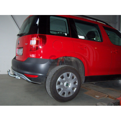 S098A GALIA Полностью оцинкованный фаркоп на Skoda Yeti 2009-2018 2WD/4WD. Тип шара: A. Невидимый вырез бампера. Нагрузки: 2000/80 кг, масса фаркопа 13,22 кг