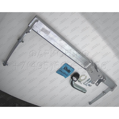 S098A GALIA Полностью оцинкованный фаркоп на Skoda Yeti 2009-2018 2WD/4WD. Тип шара: A. Невидимый вырез бампера. Нагрузки: 2000/80 кг, масса фаркопа 13,22 кг