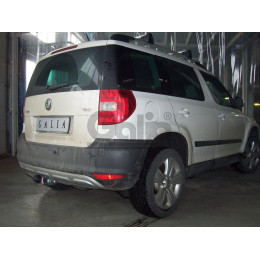 S098A GALIA Полностью оцинкованный фаркоп на Skoda Yeti 2009-2018 2WD/4WD. Тип шара: A. Невидимый вырез бампера. Нагрузки: 2000/80 кг, масса фаркопа 13,22 кг