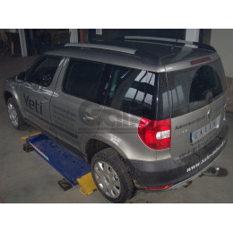 S098A GALIA Полностью оцинкованный фаркоп на Skoda Yeti 2009-2018 2WD/4WD. Тип шара: A. Невидимый вырез бампера. Нагрузки: 2000/80 кг, масса фаркопа 13,22 кг
