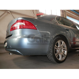 S099C GALIA Полностью оцинкованный фаркоп на Skoda Superb II лифтбек/универсал 2008-2015. Подрозетник убирается за бампер. Тип шара: C (горизонтальный съемн