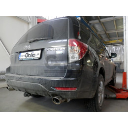 S103A GALIA Полностью оцинкованный фаркоп на Subaru Forester 2007-2013. Тип шара: A. Невидимый вырез бампера. Нагрузки: 2200/80 кг, масса фаркопа 16,02 кг