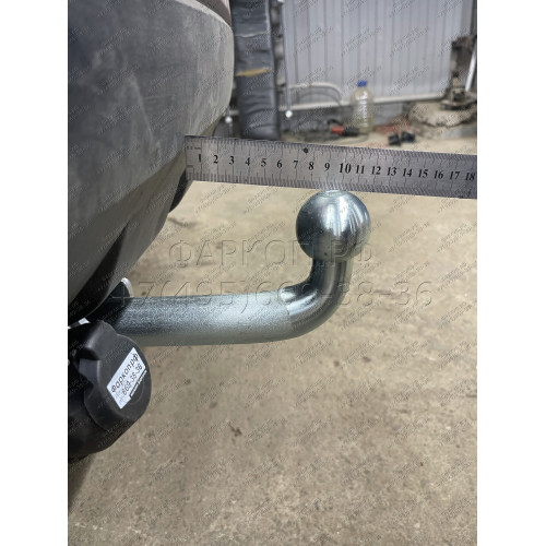 S103A GALIA Полностью оцинкованный фаркоп на Subaru Forester 2007-2013. Тип шара: A. Невидимый вырез бампера. Нагрузки: 2200/80 кг, масса фаркопа 16,02 кг