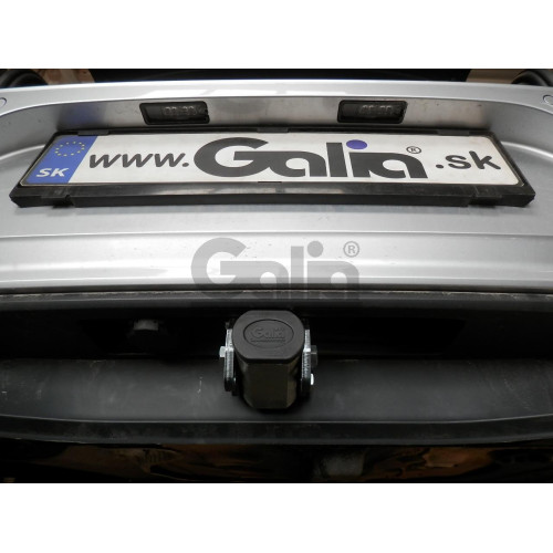 S124C GALIA Полностью оцинкованный фаркоп на Volkswagen Polo хетчбек 2017-, SEAT Ibiza хетчбек 2017-. Тип шара: C (горизонтальный съемный). Установка без выреза бампера. Нагрузки: 1400/75 кг, масса фаркопа 13,87 кг