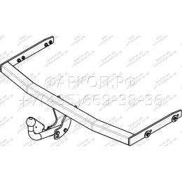 SK 04 AVTOS Фаркоп на Skoda Octavia Tour 2000-2010, Skoda Octavia лифтбек/универсал 1996-2004, Audi A3 хетчбек 3/5 дверей, исключая Quattro 1996-2002, Volkswagen Bora седан/универсал 1998-2004, Vo