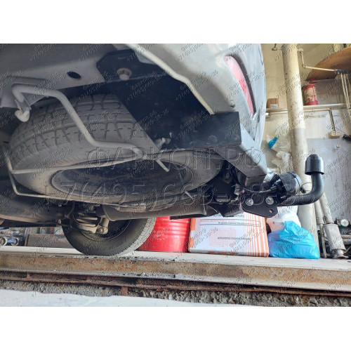 H.H12.A HALTY Фаркоп на Honda Stepwagon 2WD/4WD, кроме авто с обвесом 2005-2009 без подрезки бампера. Тип шара: A. Нагрузки: 750/75 кг, масса фаркопа 13,95 кг