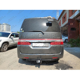H.H12.A HALTY Фаркоп на Honda Stepwagon 2WD/4WD, кроме авто с обвесом 2005-2009 без подрезки бампера. Тип шара: A. Нагрузки: 750/75 кг, масса фаркопа 13,95 кг