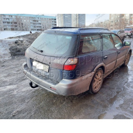 H.S37.A HALTY Фаркоп на Subaru Legacy универсал (BH5, BH9) 1998-2003, Legacy Lancaster (BHE, BH9) 1998-2003. Требуется подрезка бампера. Тип шара: A. Нагрузки: 1500/75 кг, масса фаркопа