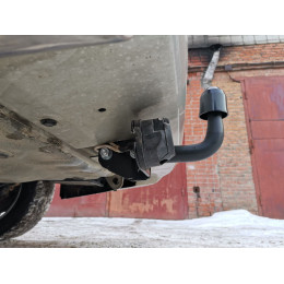 H.S37.A HALTY Фаркоп на Subaru Legacy универсал (BH5, BH9) 1998-2003, Legacy Lancaster (BHE, BH9) 1998-2003. Требуется подрезка бампера. Тип шара: A. Нагрузки: 1500/75 кг, масса фаркопа
