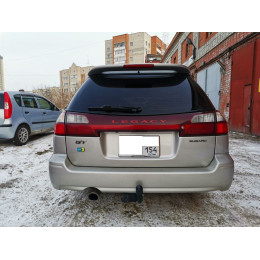 H.S37.A HALTY Фаркоп на Subaru Legacy универсал (BH5, BH9) 1998-2003, Legacy Lancaster (BHE, BH9) 1998-2003. Требуется подрезка бампера. Тип шара: A. Нагрузки: 1500/75 кг, масса фаркопа