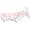 T-090 STEINHOF Фаркоп на Toyota Auris хетчбек 3/5 дверей 2007-09/2012 без снятия и подрезки бампера. Тип шара: A. Нагрузки: 1600/65 кг, масса фаркопа 17,9 кг (без электрики в комплекте)