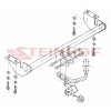T-102 STEINHOF Фаркоп на Toyota Avensis универсал T25 2003-2009 без снятия и подрезки бампера. Тип шара: A. Нагрузки: 1550/75 кг, масса фаркопа 14,5 кг (без электрики в комплекте)