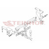 T-129 STEINHOF Фаркоп на Toyota Corolla седан 2013-2019. Требуется подрезка бампера. Тип шара: AV (вертикальное быстросъемное крепление шара на ключе). Нагрузки: 1800/80 кг, масса фаркопа 20,7 кг (без электрики в комплекте)