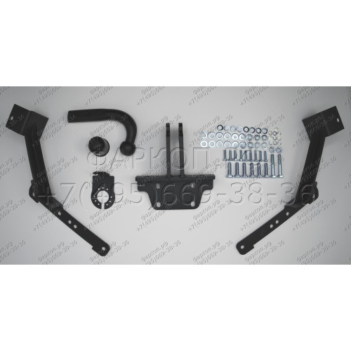 T-168 STEINHOF Фаркоп на Toyota Land Cruiser Prado 150 2009-2023, Lexus GX460 2009-2023. Требуется подрезка бампера. Тип шара: A. Нагрузки: 3000/120 кг, масса фаркопа 13,2 кг (без электрики в комплекте)