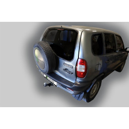 T-VAZ-18E TAVIALS ТСУ для ВАЗ 2123 Chevrolet Niva / Шевроле Нива / Шнива 1999-2020, Lada Niva 2020-2021, Lada Niva Travel 2021- без снятия и выреза бампера. Тип шара: E. Нагрузки: 750/100 кг